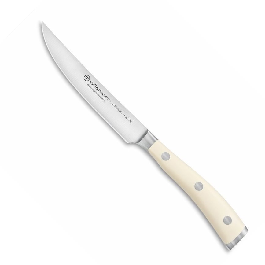 Steakový nůž CLASSIC IKON Creme White 12 cm - Wüsthof Dreizack Solingen