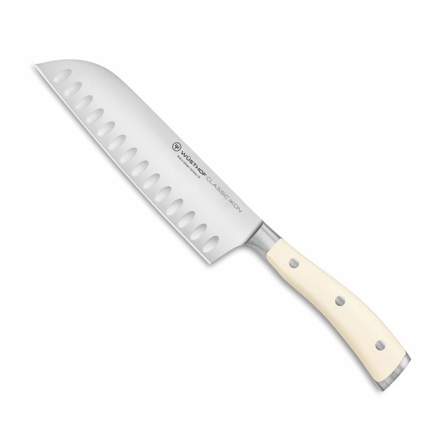 Santoku Japonský nůž CLASSIC IKON Creme White 17 cm - Wüsthof Dreizack Solingen