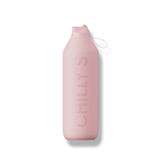 Termoláhev Chilly's Bottles - jemná růžová 1000ml, edice Series 2 Flip