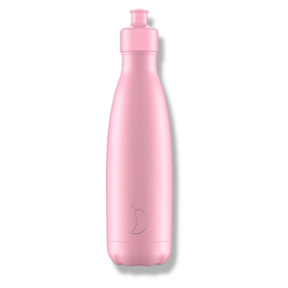 Termoláhev Chilly's Bottles - pastelově růžová - sportovní 500ml, edice Original